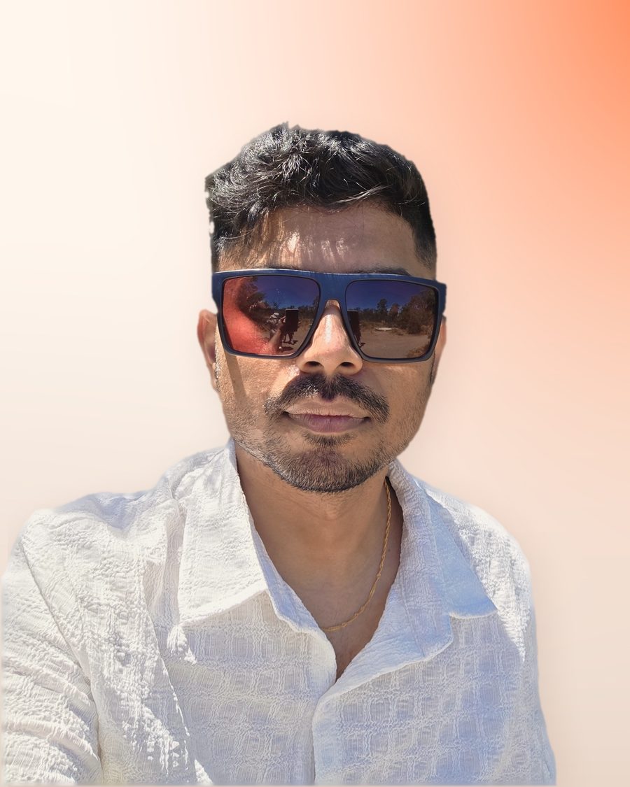 Sabin Shah, the web designer behind Hello Web, in Devonport